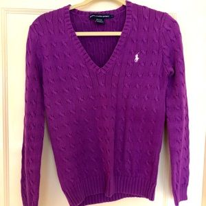 Ralph Lauren Women’s cable knit sweater